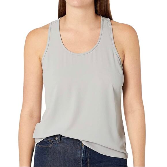 Daily Ritual Light Gray Racerback Tank Size 14 - Picture 1 of 6